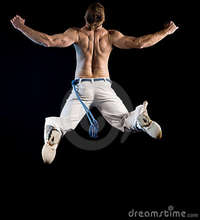 black naked males half naked man jump royalty free stock photo