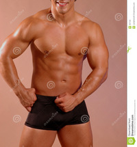 black naked males male torso stock photography