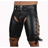 black sex gay Pictures htb uofxxxxbwxvxxq xxfxxx erotic mens font black latex faux leather sexy panties drawstring pouch enhancing popular gay