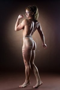 body builder naked wisky strong woman body builder walk side show naked spine photo