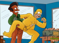 gay cartoon porn simpsons cartoon porno actions gay characters having fun