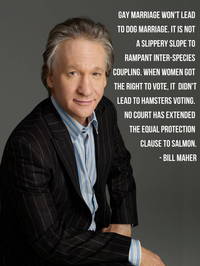 gay pictures bill maher gay marriage cultural correspondent ten great thoughts