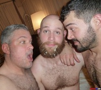 gay porn Pic hairy maverick men jed hairy bareback cum facial amateur gay porn category group