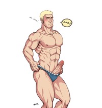 gay sex big dicks kamui jack erotic art gay muscular comic book huge cocks fantasy dicks masculine men muscles work