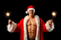 hot pics of men sexy santa one hot christmas