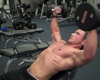 man muscle hunk muscle hunk lifting weights