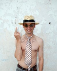 muscle man nude markaumark nude man hat tie photo