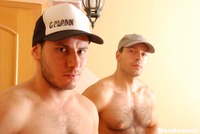 muscles hunks hairy muscle hunks james peter johnson flex their muscles jack off cocks man avenue pic double trouble
