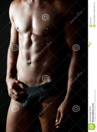 naked muscle mans naked torso young muscular man stock photo