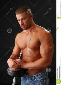 naked muscle mans muscular man stock photos