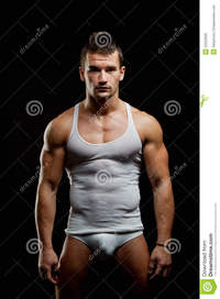 naked muscular guys muscular sexy wet naked young guy posing vest stock photo