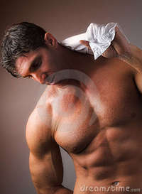 naked muscular guys naked man shirt stock photo