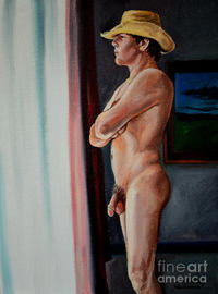 nude male photos medium large private nude male cowboy looking out christopher shellhammer featured