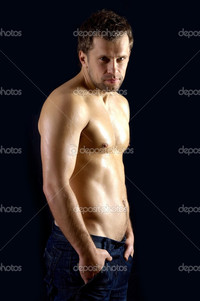 nude muscular males depositphotos naked muscular male model jeans stock photo