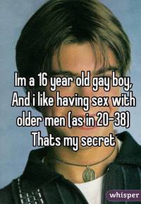 older gay men having sex whisper year old gay boyand like having older men
