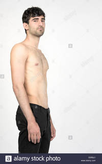 pics of naked male models comp torso naked male model wearing black pants against grey background stock photo