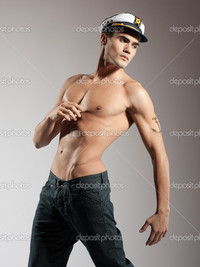 pics of naked male models depositphotos very attractive young male model naked sailor cap great body studio shoot stock photo