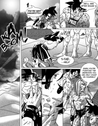 porn gay comic media original comic gay dbz yaoi doujinshi gokuxvegeta gohanxtrunks naked training desert porn comics