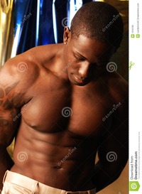 sexy black guys shirtless shirtless black man royalty free stock photo