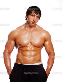 sexy bodybuilder man depositphotos portrait sexy man posing stock photo