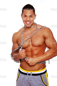 sexy bodybuilder man depositphotos portrait sexy man posing stock photo
