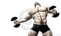 sexy bodybuilder man sexy male body builder weight lifter royalty free stock