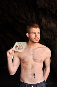 sexy male nudist escobar male model paul mariano hairy beard facial hair tattoos inked ginger redhead nude naked butt ass underwear bulge sexy escort home man