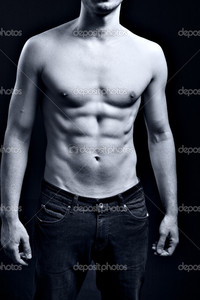 sexy muscular black men depositphotos man sexy muscular ripped abs stock photo