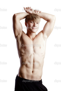 sexy pics man depositphotos muscular young sexy nude man studio stock photo