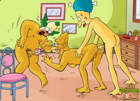 simpson gay porn cartoon dicks simpsons crazy gay