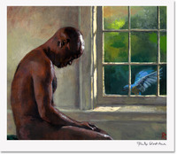 African males nude art philipgladstone prints store blue bird itm philip gladstone signed limited print african american male nude