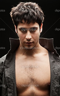 black naked man depositphotos handsome man naked breast stock photo